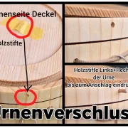 Holz Urne/Stille Wälder-Birke sw10