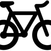 Emblem-Fahrrad/Schwarz