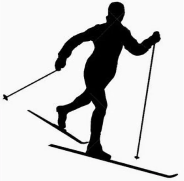 Emblem-Langläufer/Schwarz