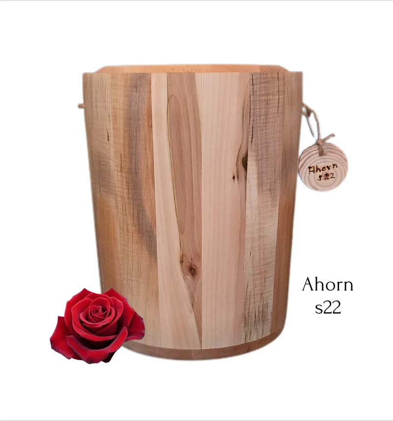 Holz Urne - Ahorn s22