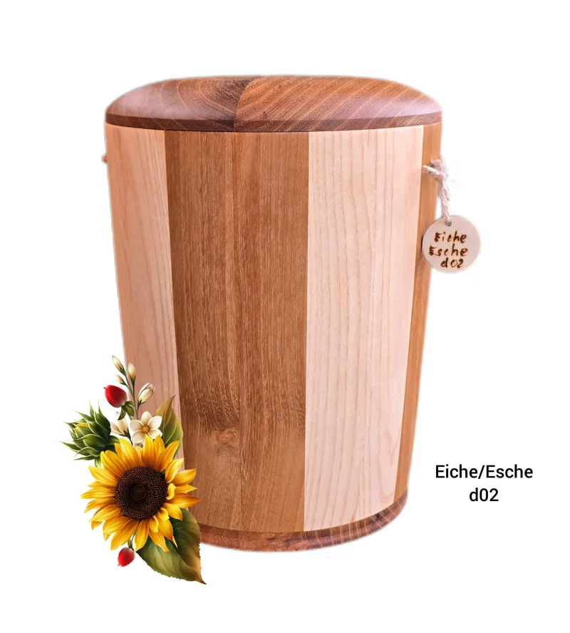 Holz Urne - Eiche m02
