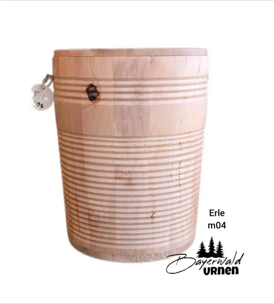 Holz Urne - Erle m04