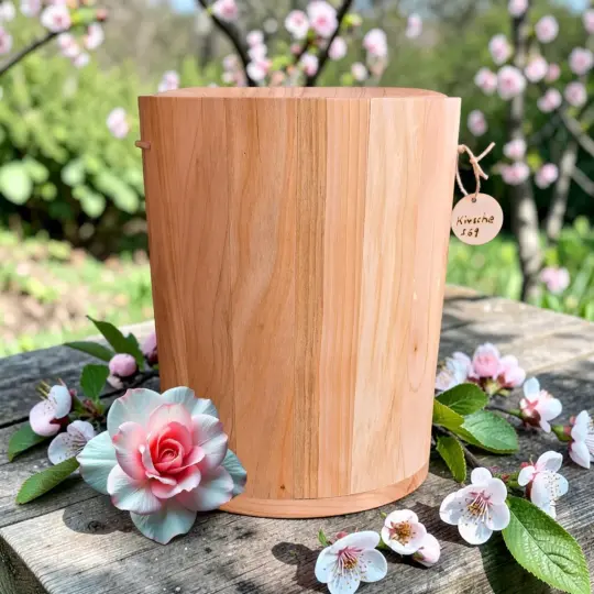 Holz Urne - Kirsche s69