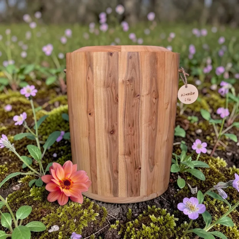 Holz Urne - Kirsche s46