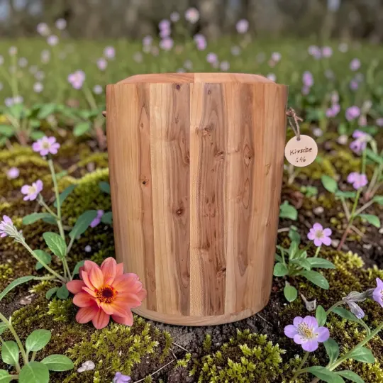 Holz Urne - Kirsche s46