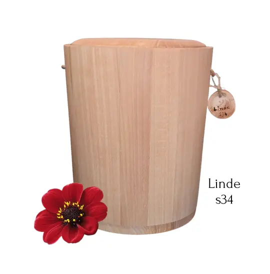 Holz Urne - Linde s34