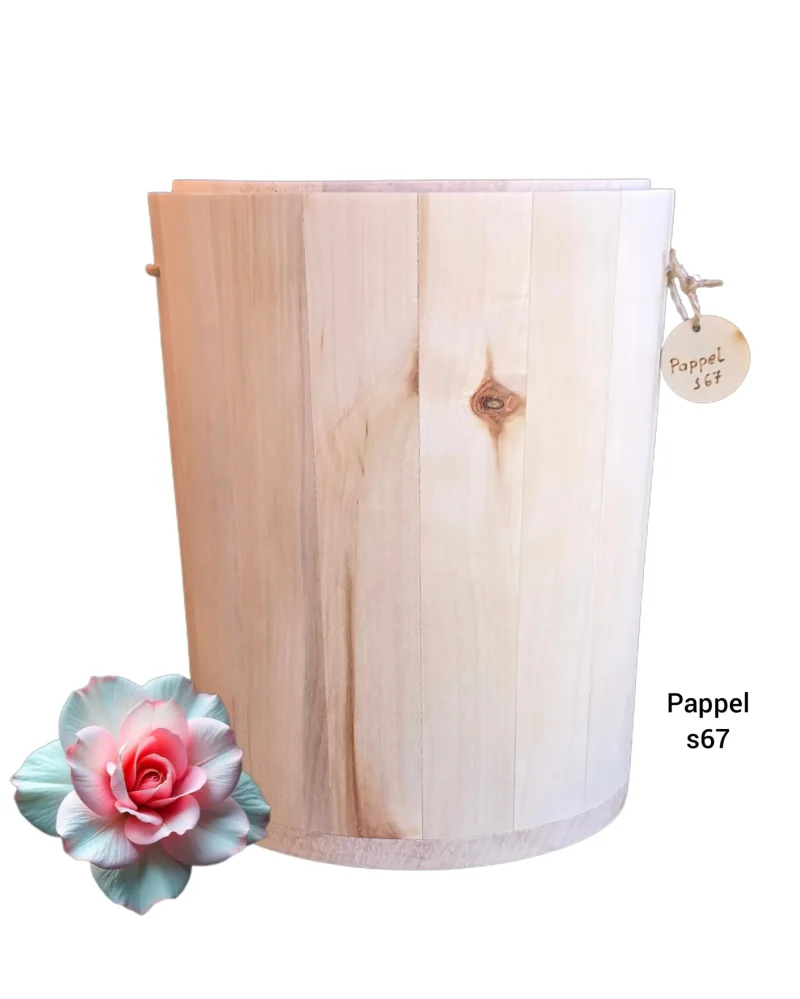 Holz Urne - Pappel s67
