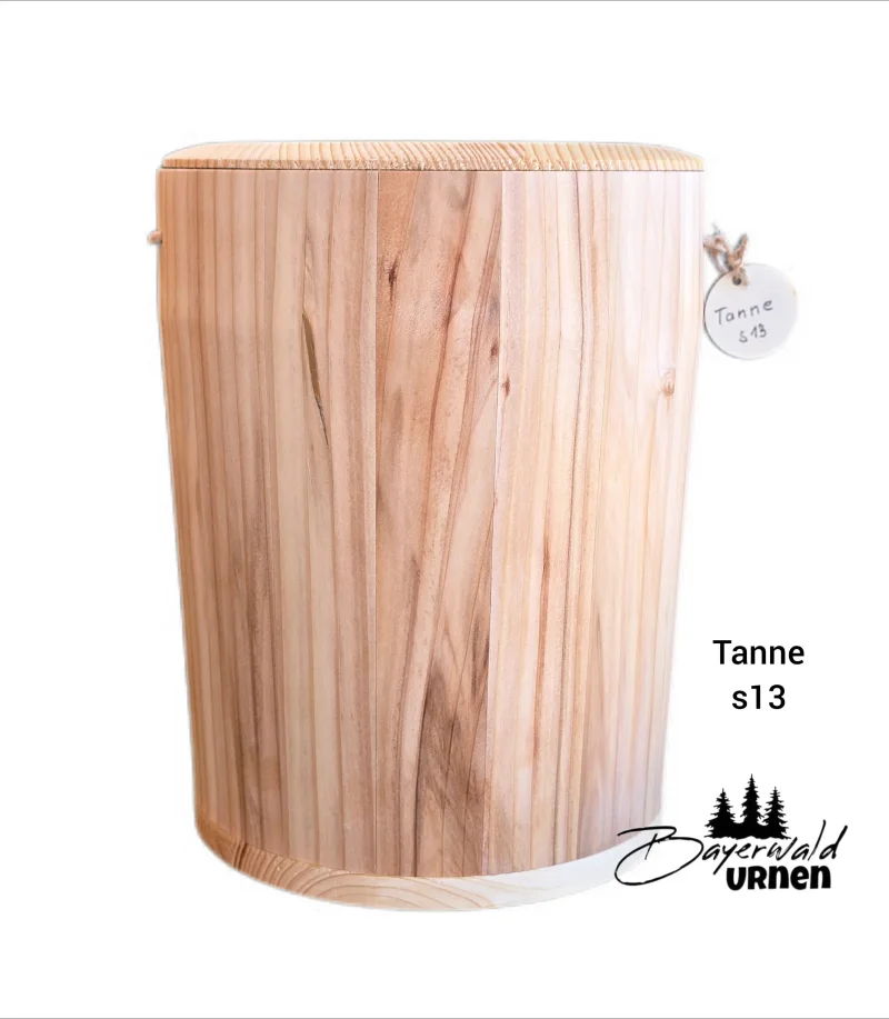 Holz Urne - Tanne s13