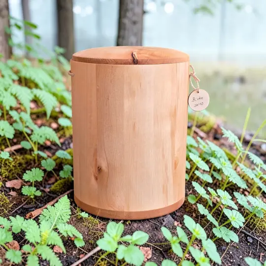 Holz Urne/Stille Wälder-Birke sw10